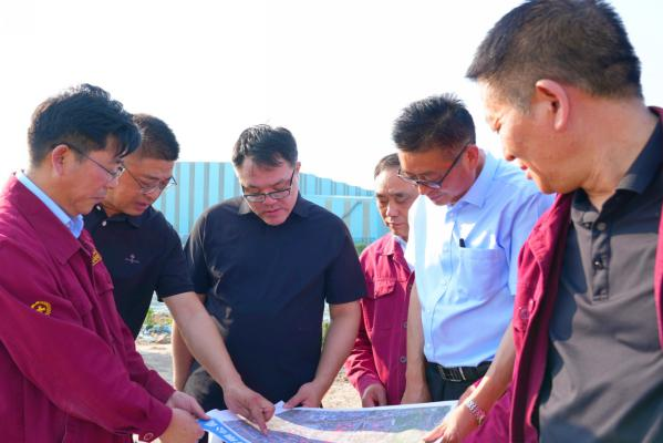 集團黨委書記、董事長沈彬來淮鋼調研指導